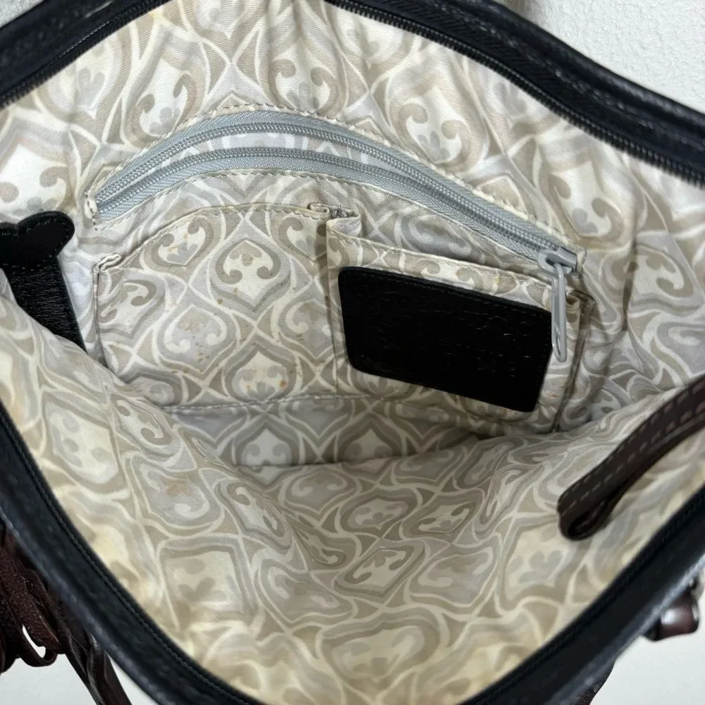 Brighton black leather